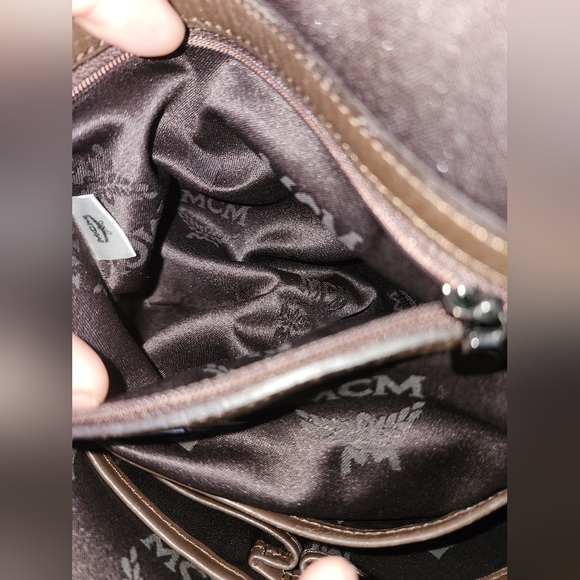 MCM VISETOS Brown Crossbody Bag - Picture 13 of 15